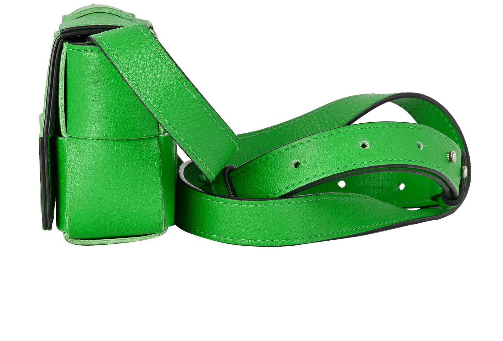 Candy Cassette, &pound;350, Handbags, Green, Leather, Bottom view